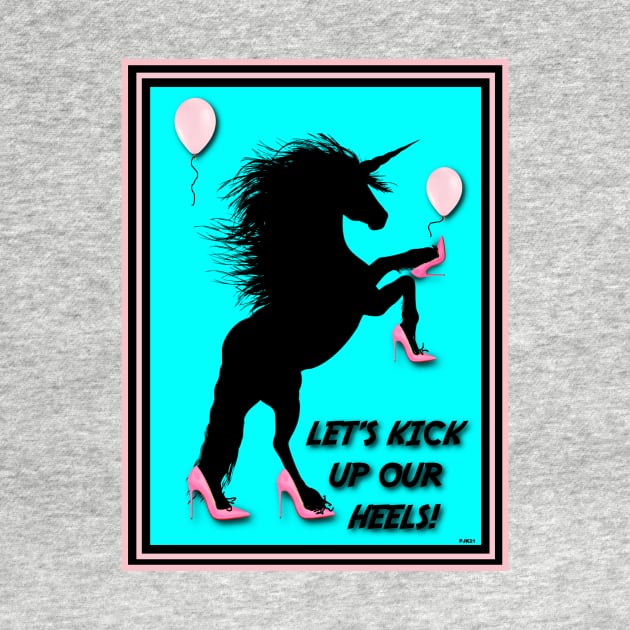 KICK IT UP UNICORNS by PETER J. KETCHUM ART SHOP